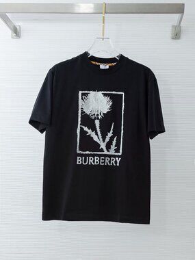 Black Graphic T-Shirt Cotton Short Sleeve Casual Streetwear Tee Unisex